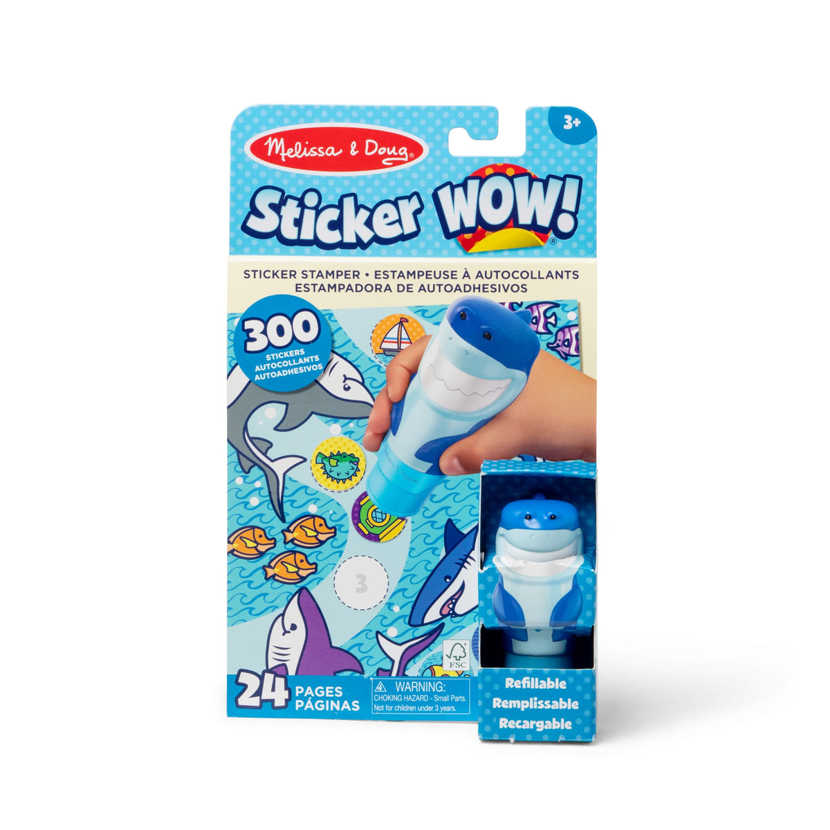 Sticker WOW!™ Activity Pad & Sticker Stamper - Shark E7