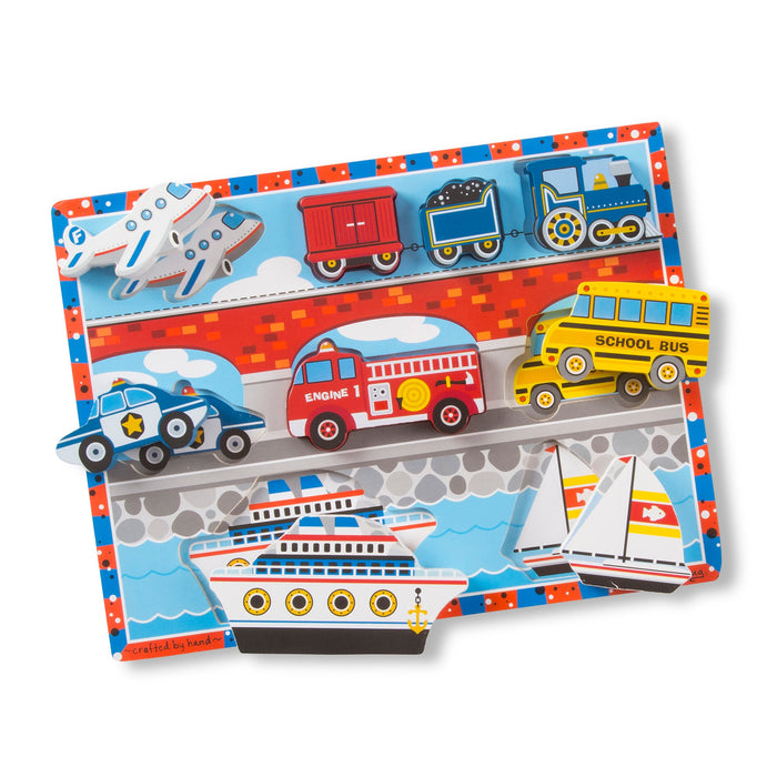 Vehicles Chunky Puzzle - 9 Pieces I6