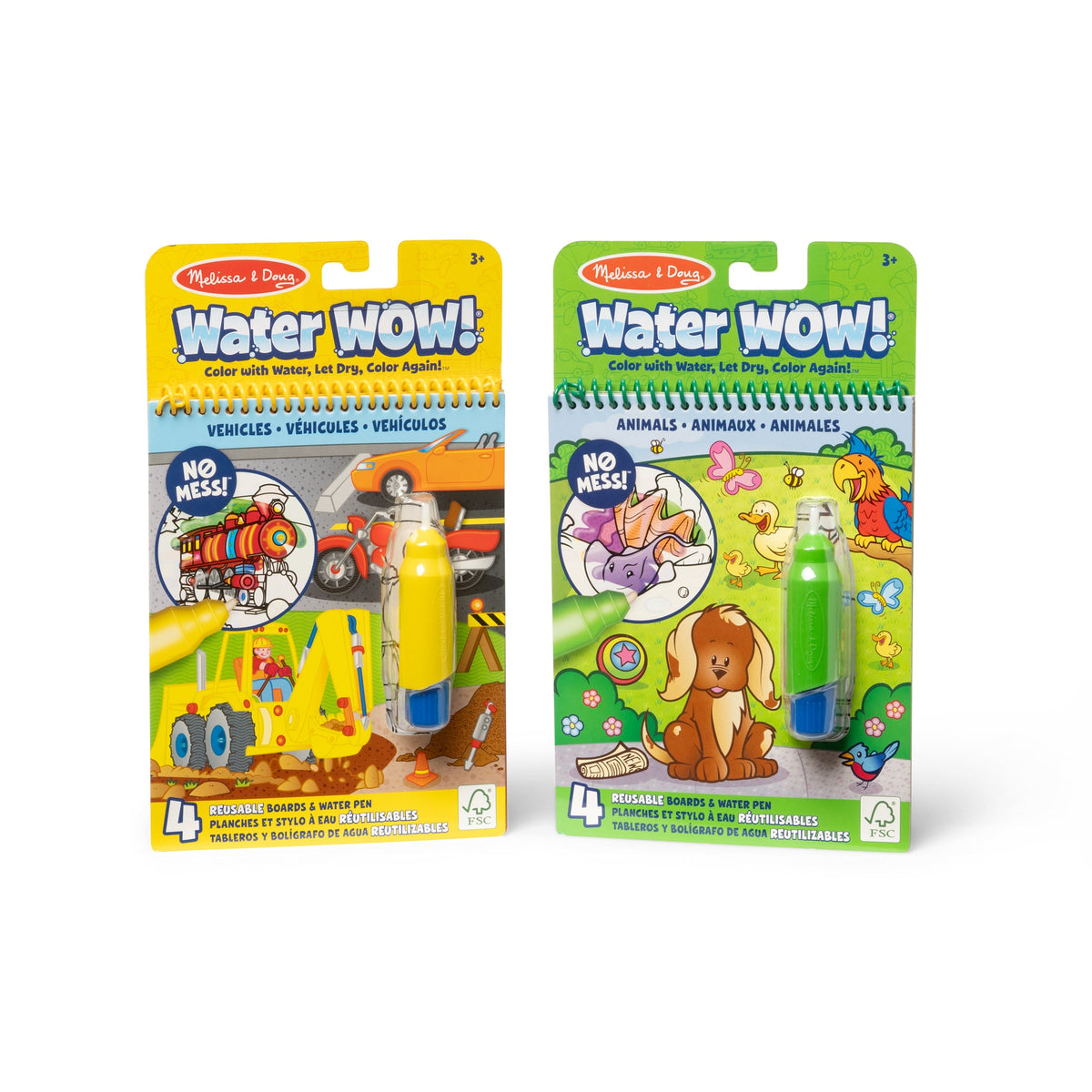 Water WOW! 2-Pack – Animals, Vehicles L4