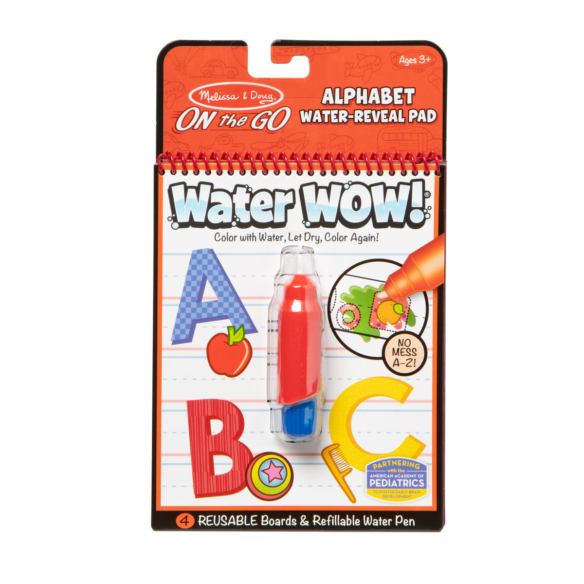 Water Wow! Water-Reveal Activity Pad - Alphabet S5