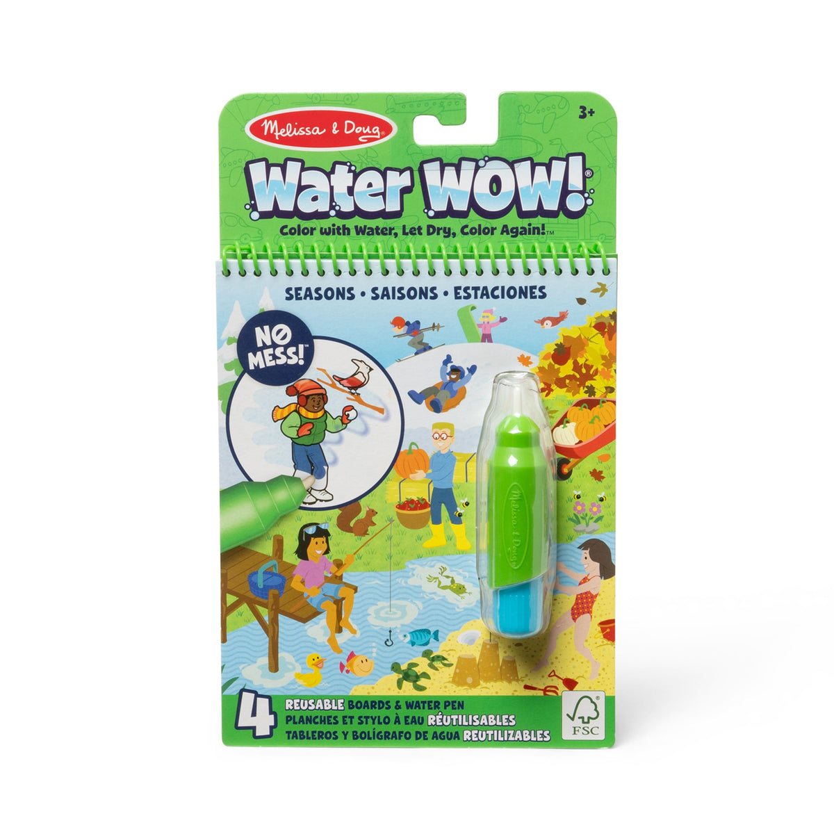 Water WOW! Water-Reveal Pad - Seasons U3