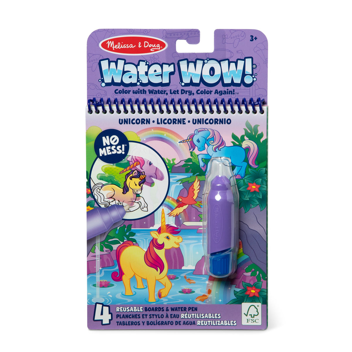 Water WOW! Water-Reveal Pad - Unicorn M4