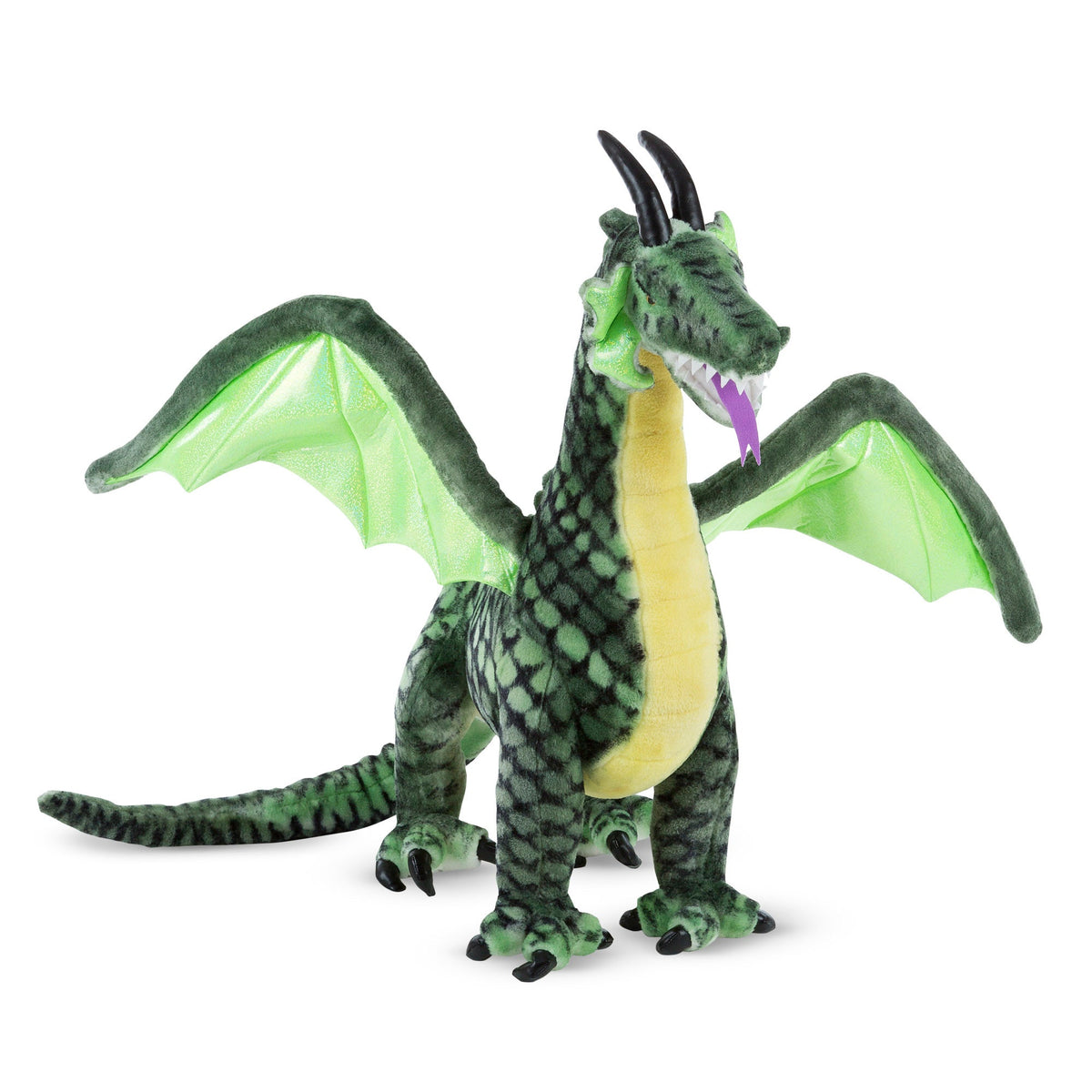 Winged Dragon Lifelike Plush Stuffed Animal Z8