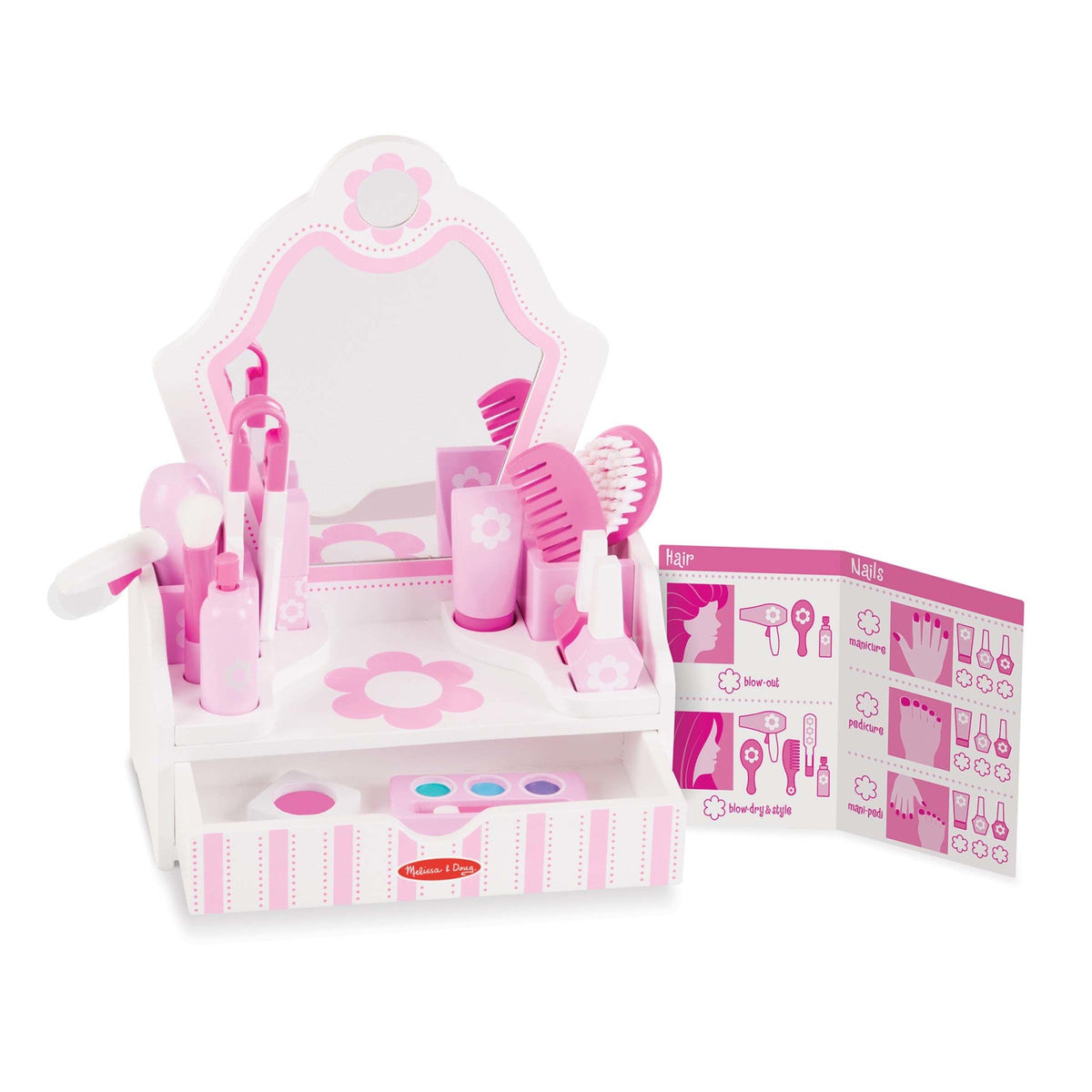 Wooden Beauty Salon Play Set R7