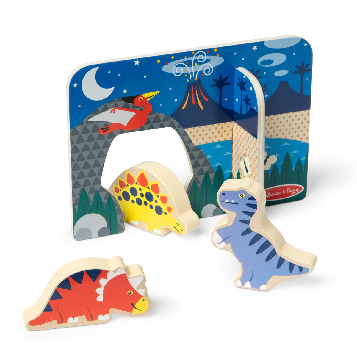 Wooden Dinosaurs Play Set Z4