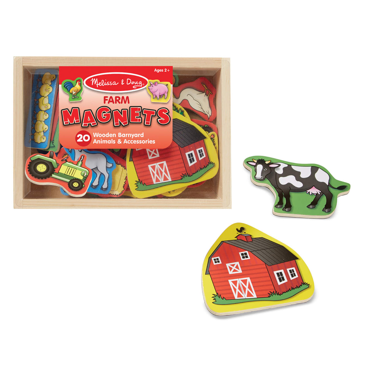 Wooden Farm Magnets S3