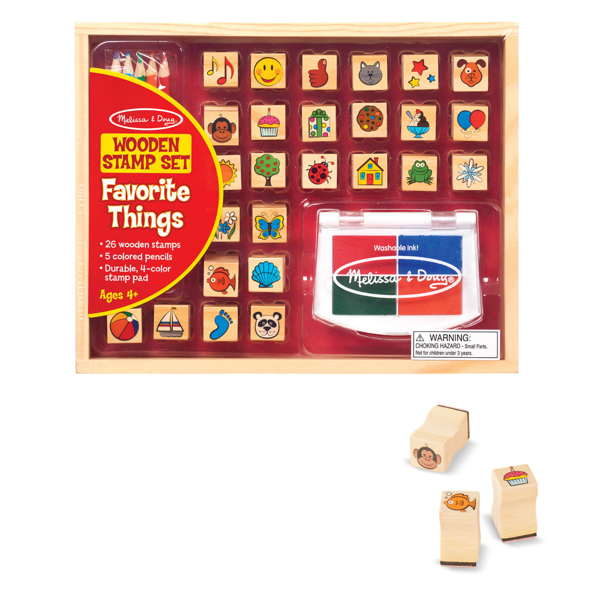 Wooden Favorite Things Stamp Set G0