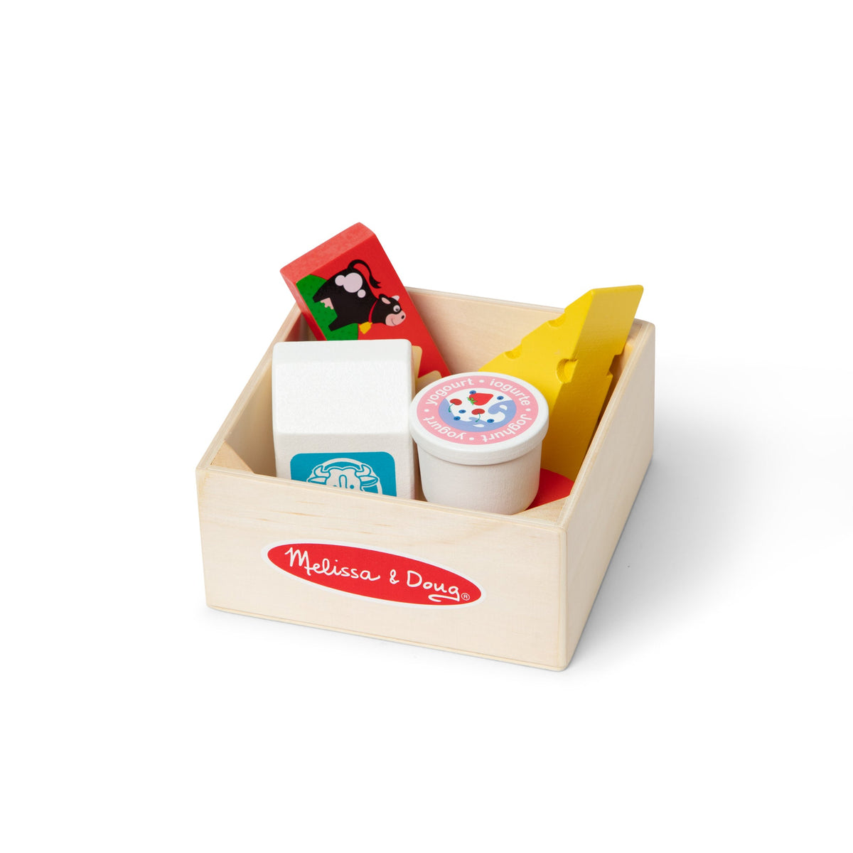 Wooden Food Groups Play Set – Dairy O7