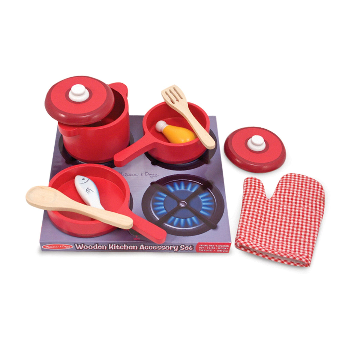 Wooden Kitchen Accessory Play Set D4