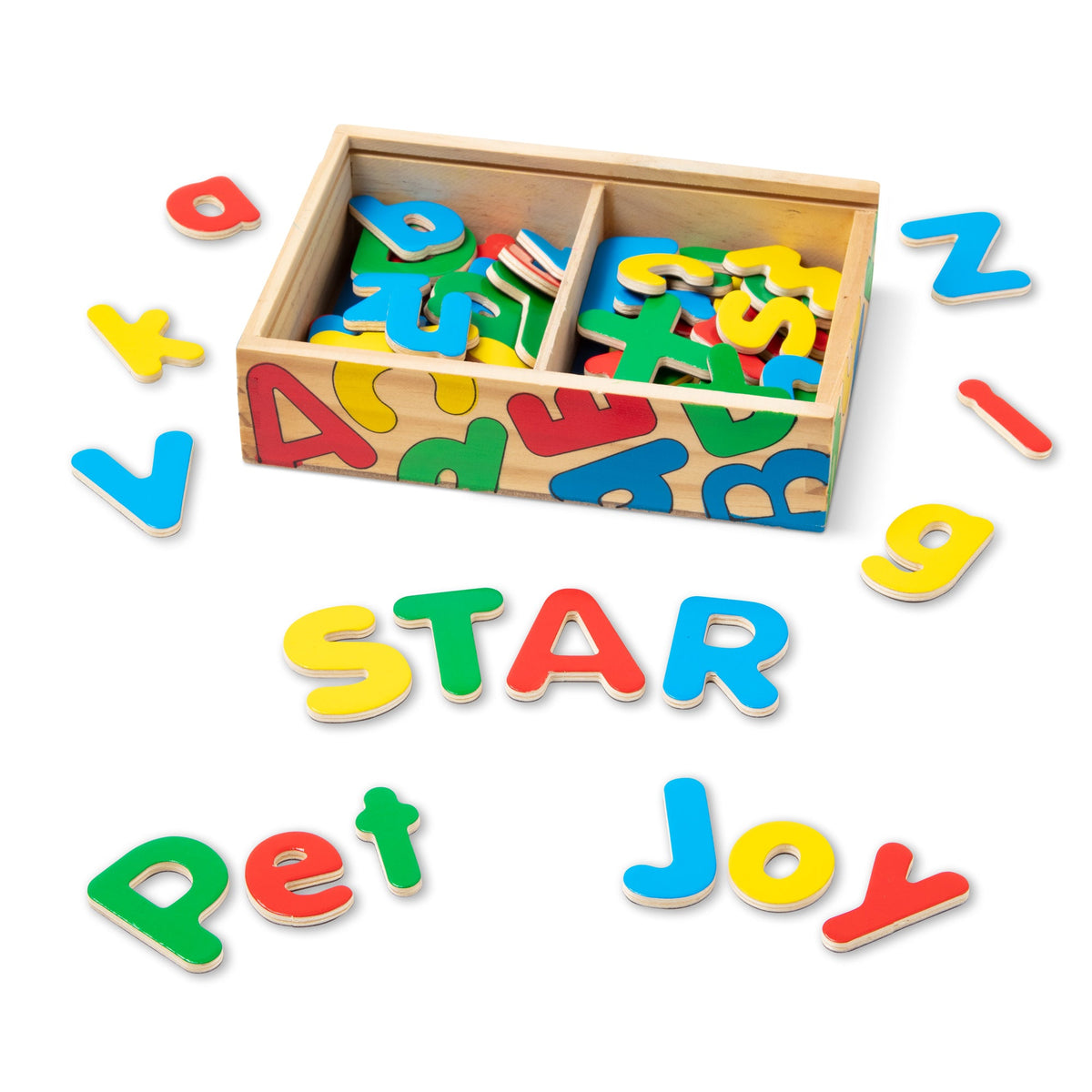 Wooden Letter Alphabet Magnets I7