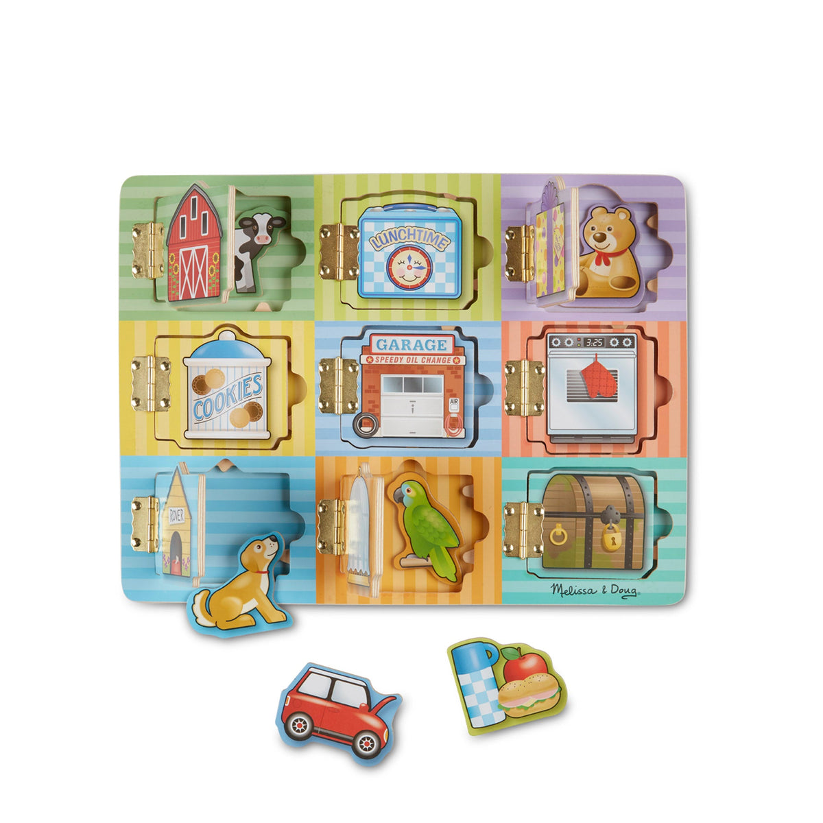 Wooden Magnetic Hide & Seek Board U7