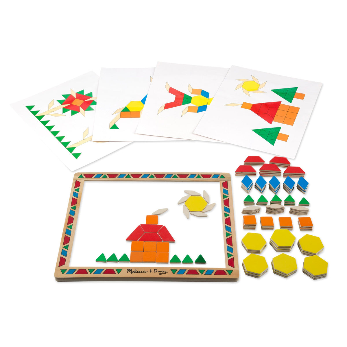 Wooden Magnetic Pattern Block Kit J8