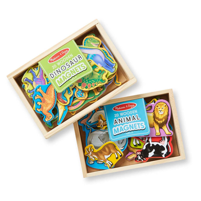 Wooden Magnets Bundle - Animals and Dinosaurs H1