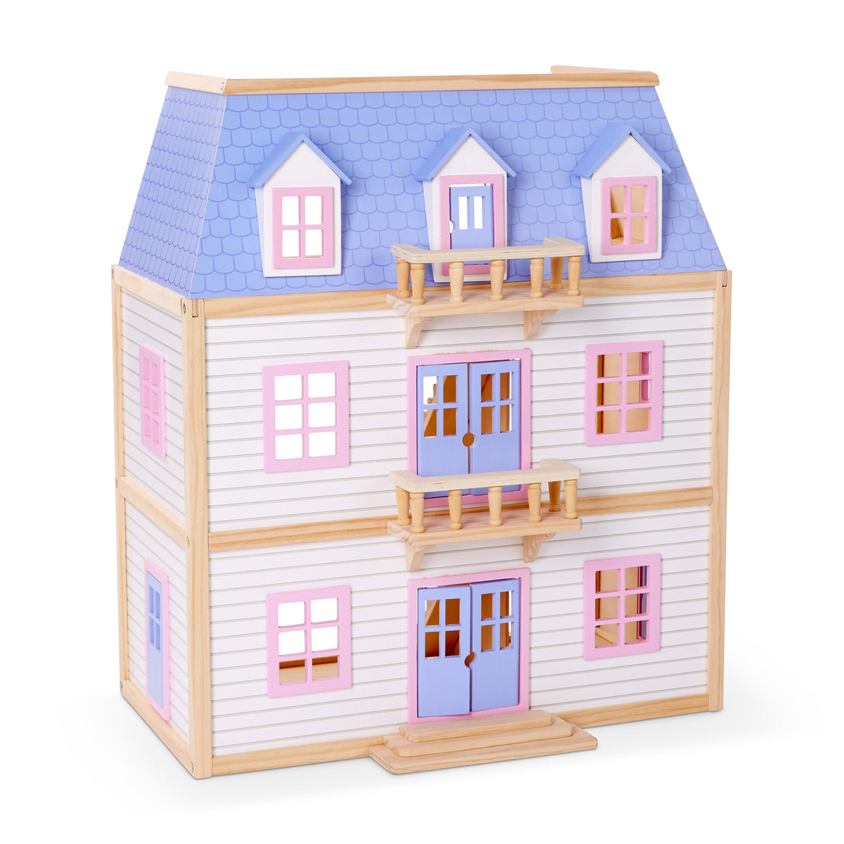 Wooden Multi-Level Dollhouse Z2