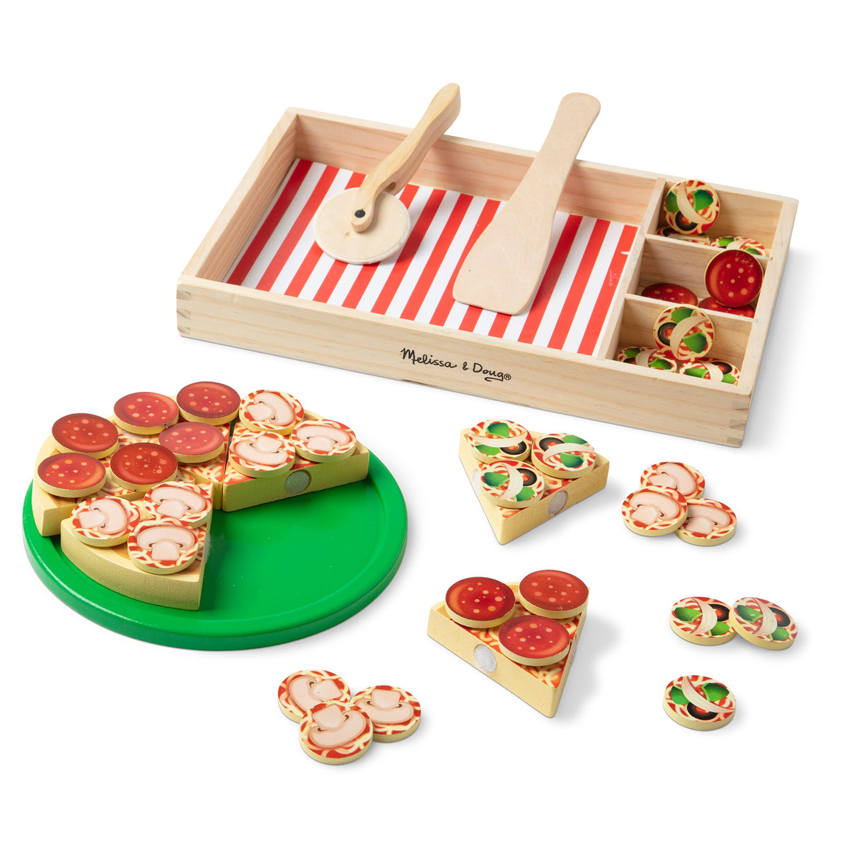 Wooden Pizza Party Play Set L2