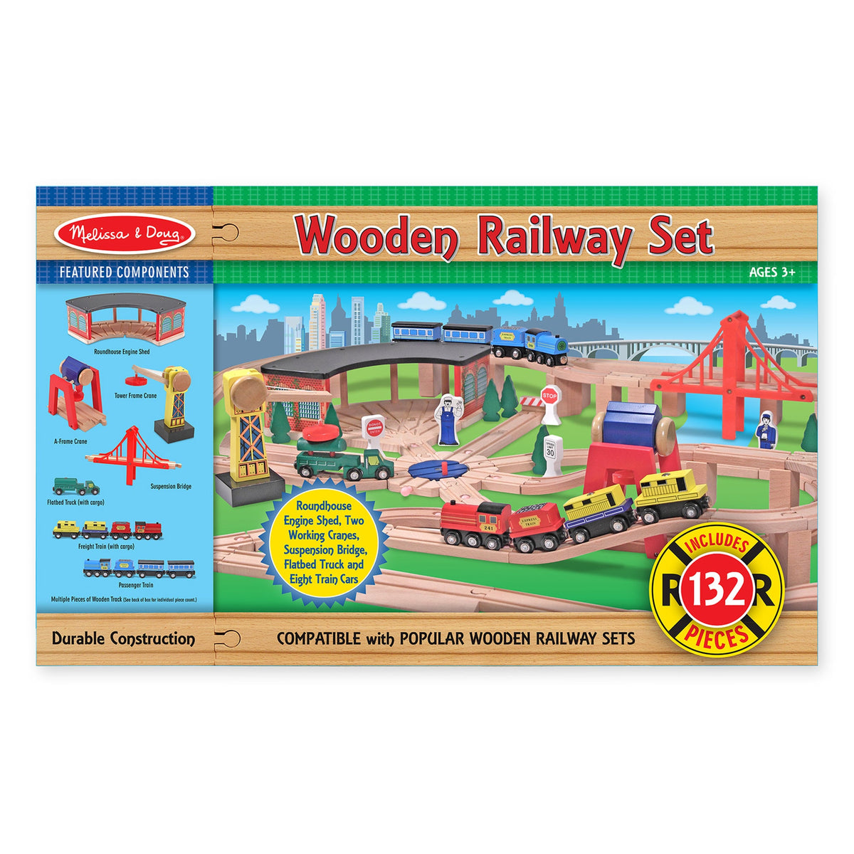 Wooden Railway Set H6