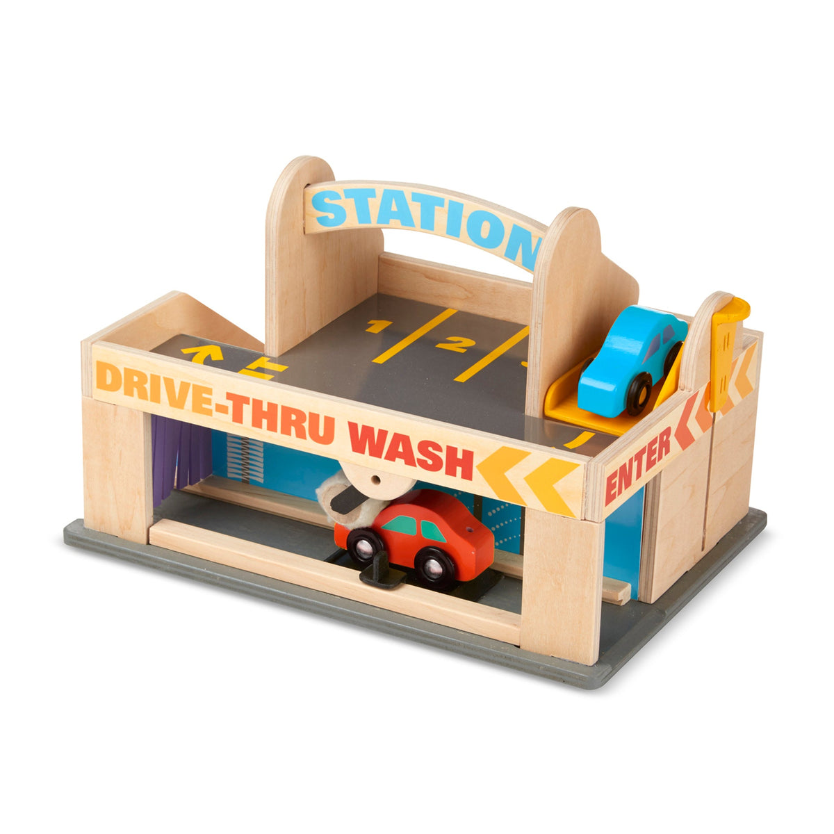Wooden Service Station Parking Garage Z5