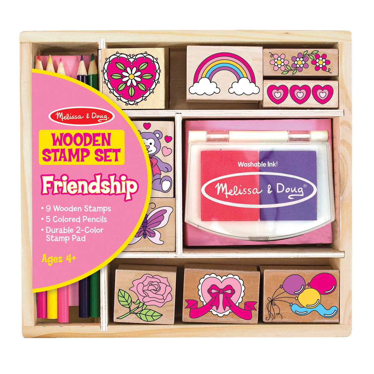 Wooden Stamp Set - Friendship J4