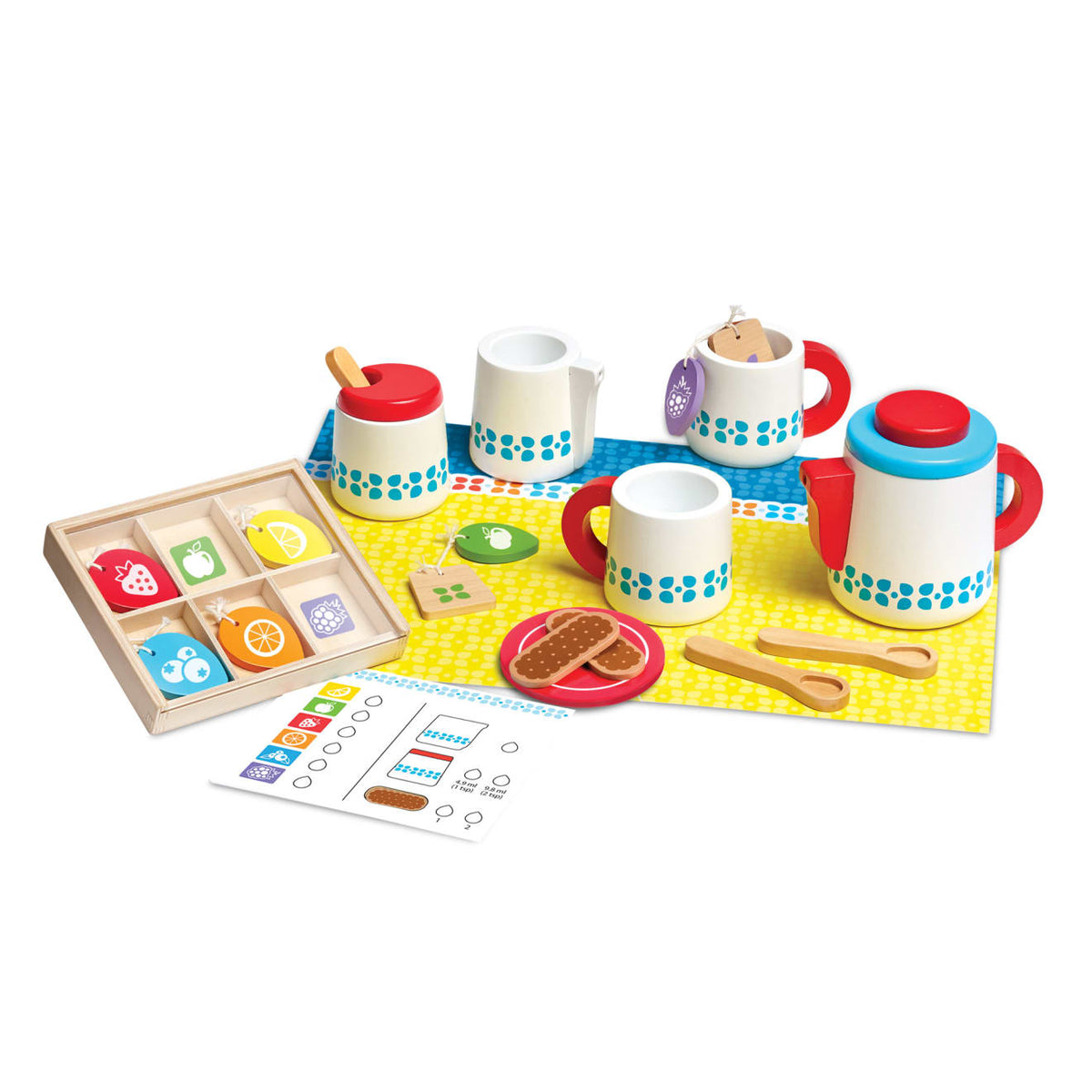 Wooden Steep & Serve Tea Set L6