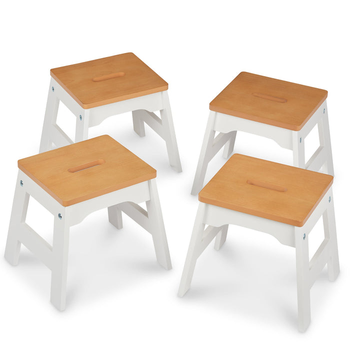 Wooden Stools – Set of 4 A7