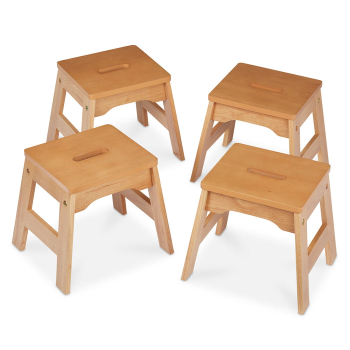 Wooden Stools – Set of 4 T6