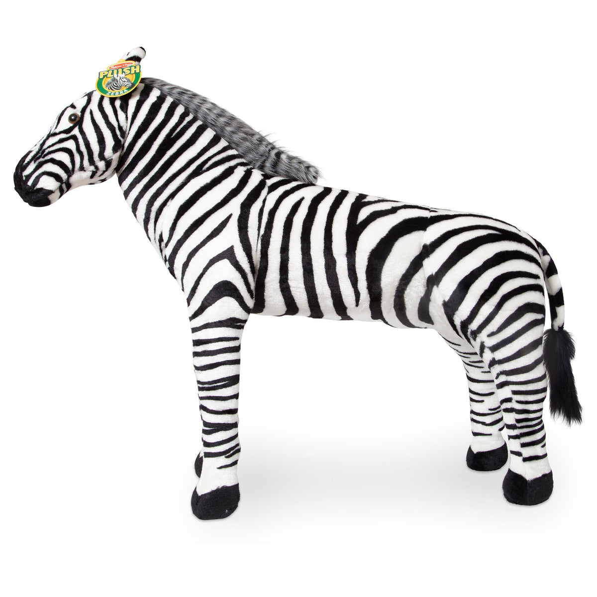 Zebra Lifelike Plush Stuffed Animal N7